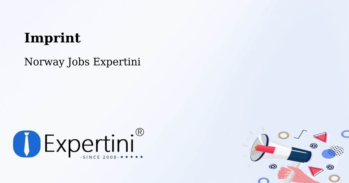 Imprint – Hommelvik - Norway Jobs Expertini